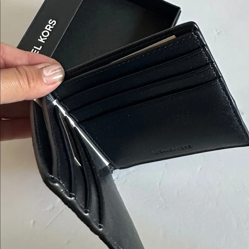 Michael Kors Black and Blue Wallet